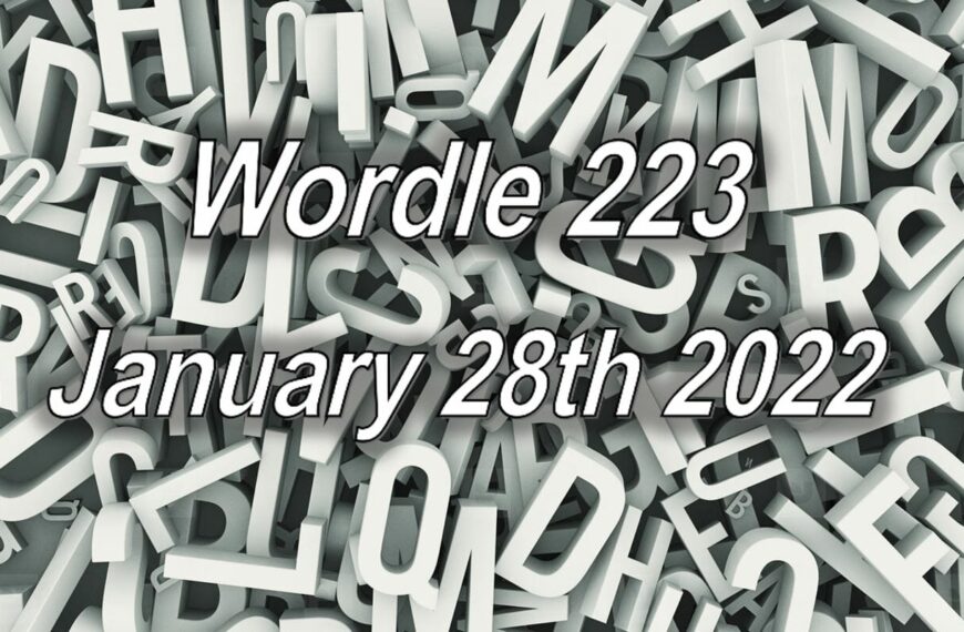 What is the Wordle Word Today Jan 28